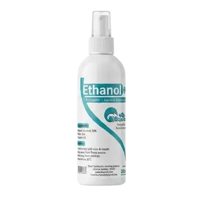 Ethanol 70% Antiseptic & General Disinfectant 250ml _ ALJOUD
