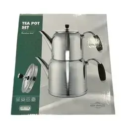 Tea Pot Steel 2Pcs