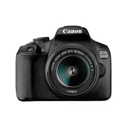 Canon EOS 2000D (Rebel T7) DSLR Camera + 18-55mm III Kit (International Model)