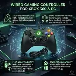 XBOX 360 CONTROLLER Wired