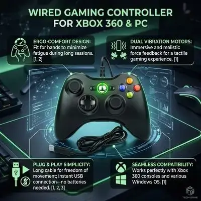 XBOX 360 CONTROLLER Wired