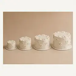 Ivory Elegance Cake 6 Serving Chocolate