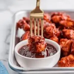 Chicken Nuggets with BBQ Sauce