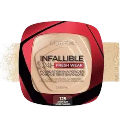 INFALLIBLE Fresh Wear 24H Foundation In A Powder 125 IVORY BUFF 9g _ L'OREAL PARIS