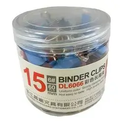 Binder Clips 15 MM Deli 60 PCs
