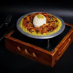 Soya Kunafa With Ice Cream