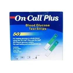 On Call Plus Blood Glucose Test Strips 50