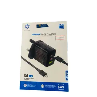 LITO LC26T 65W High-Speed USB-C to USB-C Data & Charging Cable