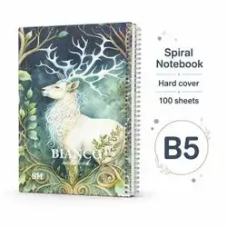 Hardcover Spiral Notebook – B5 | 100 Sheets