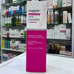 Copper face cleanser