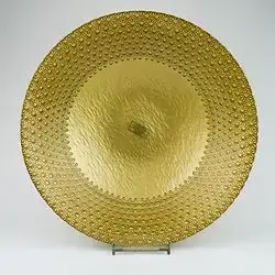 Golden Mansaf Plate, 40 Cm