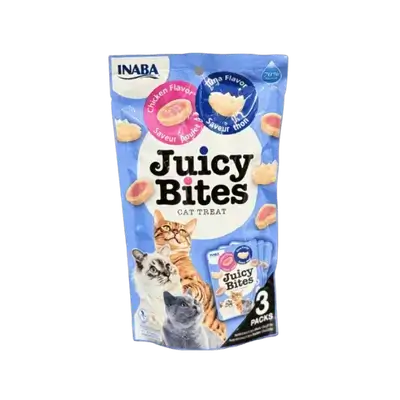 Inaba Juicy Bites - Chicken & Tuna Recipe 3packs
