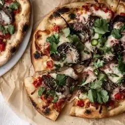 BBQ Steak Pizza