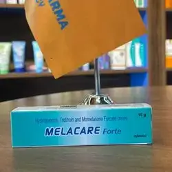 melacare forte ( hydroquinone , tretinoin , mometasone ) cream 15g