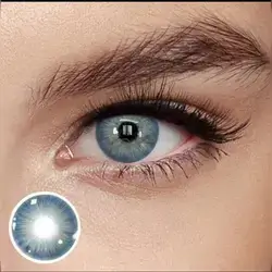 2pcs Blue Colored Contact Lenses