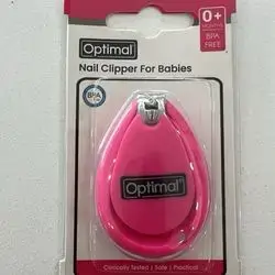 Optimal Baby Nail Clipper in pink