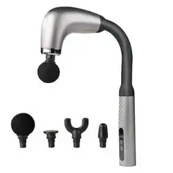 Fascial Massage Gun for Deep Muscle Relief (Silver)