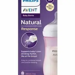 Avent natural 260 ml pink