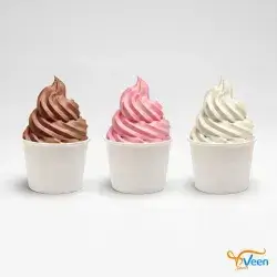Mixed Soft Serve Ice Cream