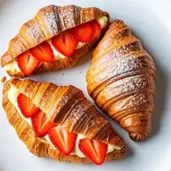 Strawberry And Banana Croissant