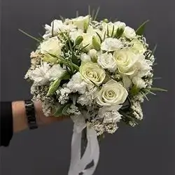 White Mixed Flowers Bouquet