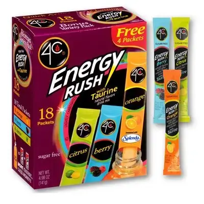 4c Energy Rush With Taurine Sachet Pack (1 Sachet)