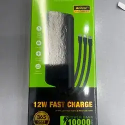 12W Fast Charger Power Bank 10000mAh