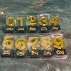 Numbers candles