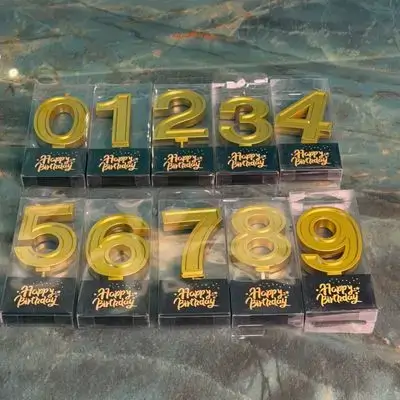 Numbers candles