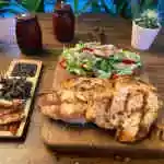 Chicken Steak with Tuna Salad