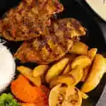 Chicken Steak With Sauteed Vegetables