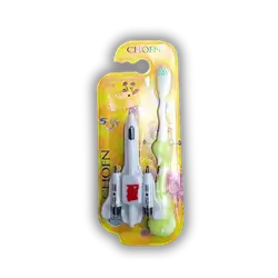 Children's toothbrush toy, green