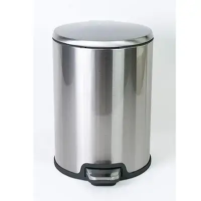 Sigo 12Lt Metal Waste Bin Stainless