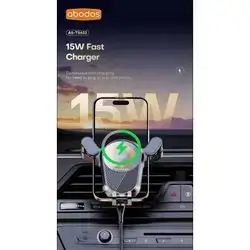 The Abodos AS-TS633 is a 15W Qi2 wireless charging car holder