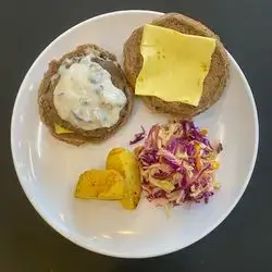 Mushroom Burger (392 Calories)