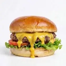 Meat Burger With Honey Mustard Sauce