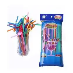 Long spring colored cane set, 100 pieces