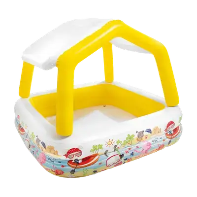 Intex Sun Shade Baby Pool ( 62" L * 62" W * 48" H )