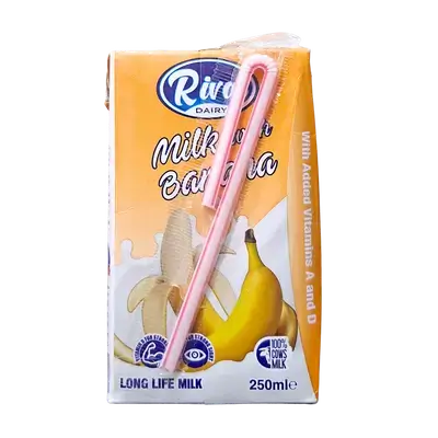 Rival Banana Flavored Milk 250ml