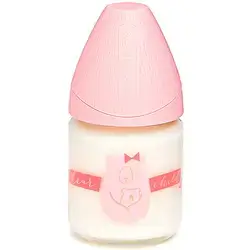 Suavinex Premium Silicone Feeding Bottle, glass 120 Ml
