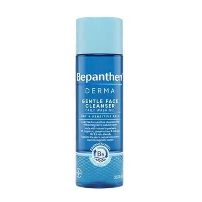 Bepanthen Derma Gentle Face Cleanser For Dry & Sensitive Skin 200ml _ BAYER