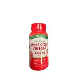 Apple Cider Vinegar (Triple Strength) 1,200mg 60 Capsules_Nature's Truth