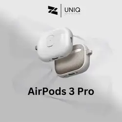 UNIQ Clyde Magnetic Opening Hybrid Case for Airpods Pro 3 - Mist Grey / Khaki