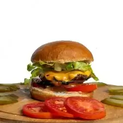 Meat Burger with Cheese