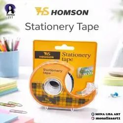 Stationery tape with base and cutter