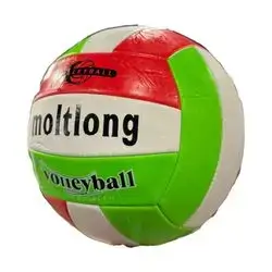 BALL VOLEYBALL GREEN AND RED V3