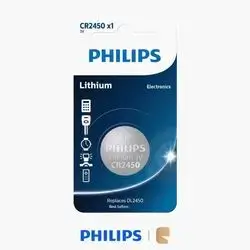 Philips CR2450P1L 3V Lithium Battery 1Pcs Pack