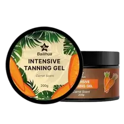 Intensive Tanning Gel Carrot Scent 200g _ Bailihua