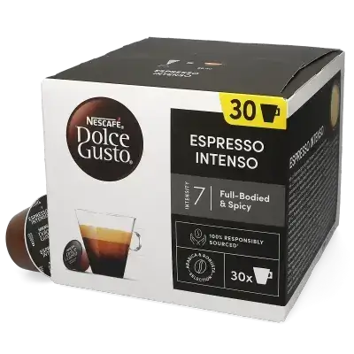 NESCAFÉ Dolce Gusto Espresso Intenso – Intensity 7 – 30 Capsules