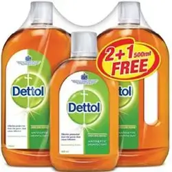 Dettol Disinfectant750ml X2+500ml